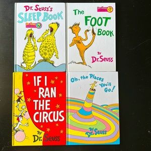Bundle of 4 Large Print 8 x 11 Dr. Seuss Children Books #8